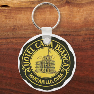 Hotel, Cuba, Vintage Chaveiro