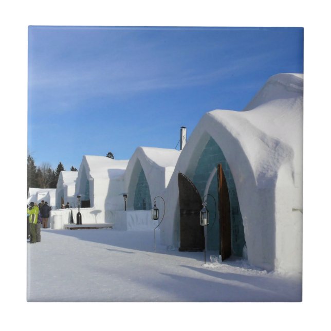 Hotel de Glace, Quebec, Canadá (Frente)