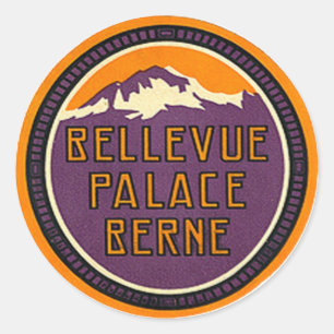 Hotel do vintage & etiqueta do viagem