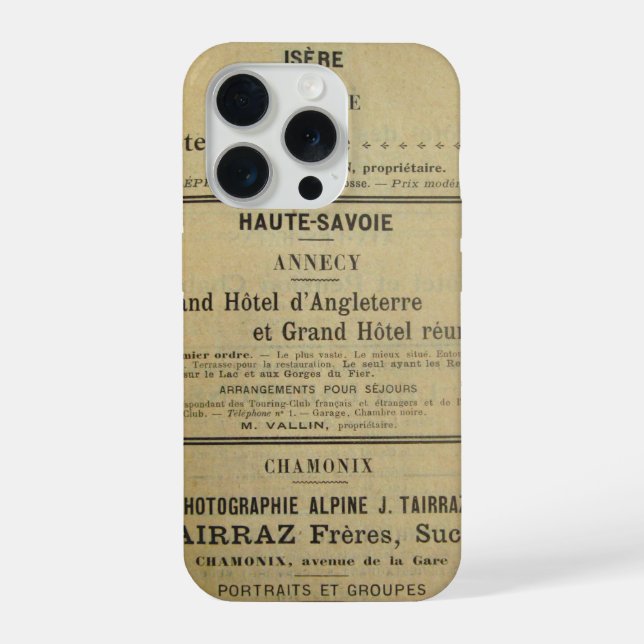 Hotel Francês Vintage Caso (Verso)
