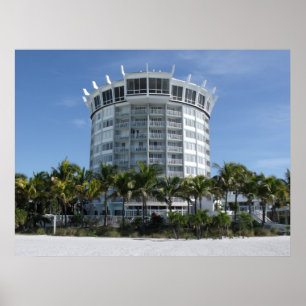 Hotel grande da plaza, poster de Florida da praia