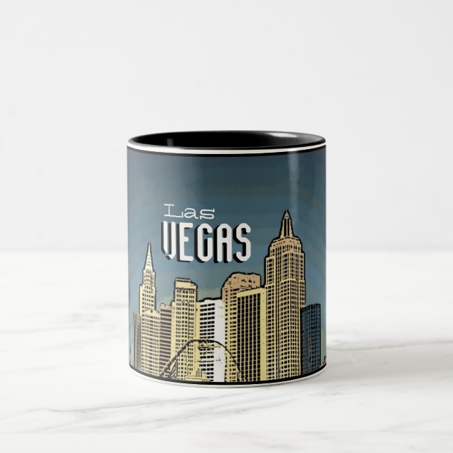 Hotel Las Vegas New York vê caneca de café artsy (Centro)