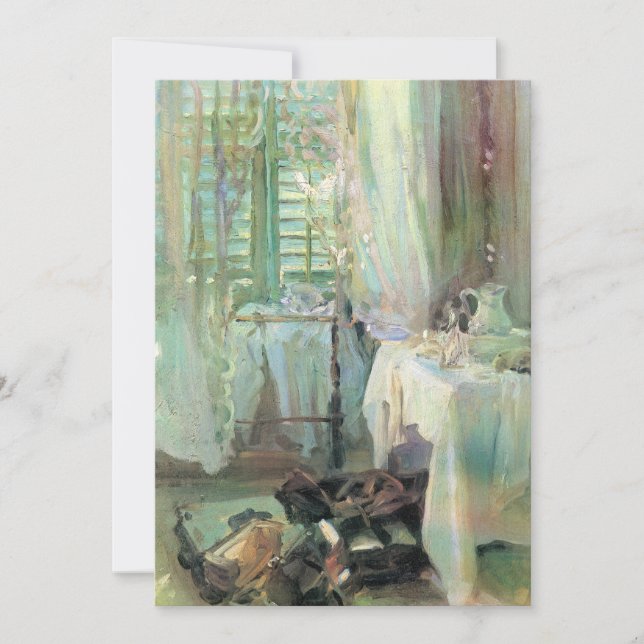 Hotel Room por John Singer Sargent (Frente)