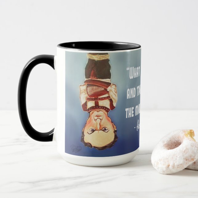 HOUDINI "o que os olhos vêem…" Caneca (Com Donut)