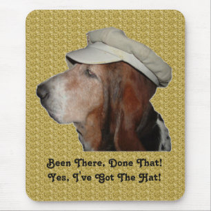 Hound De Bicicleta Mousepad Estava Lá, Feito Isso