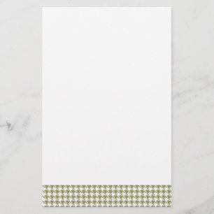Houndstooth Avocado e Branco