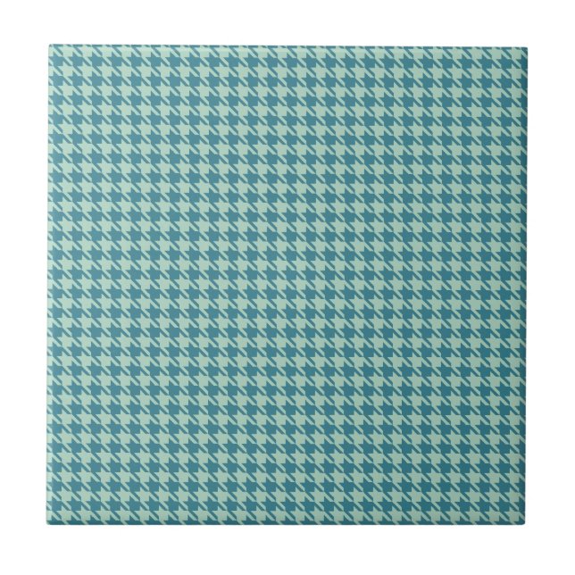 Houndstooth Seafoam e Teal (Frente)
