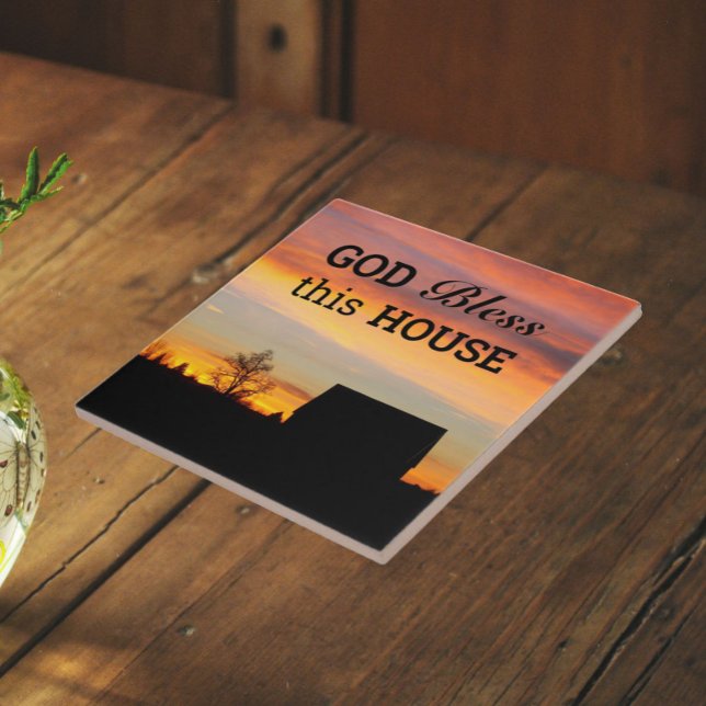 House Blush Sunset Silhouette (In Situ)