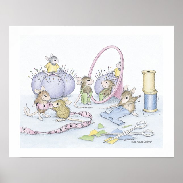 House-Mouse Designs® - Sewing Poster (Frente)