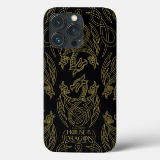 HOUSE OF THE DRAGON | Gold Filigree Dragon Pattern