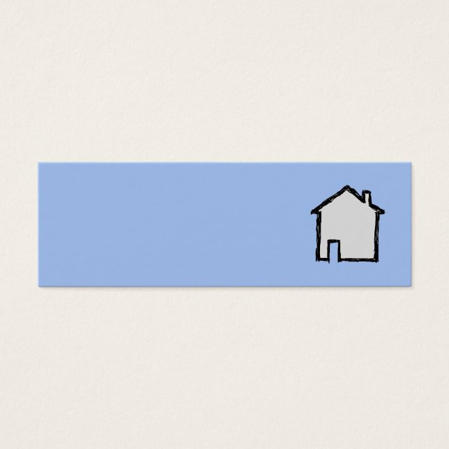 House Sketch. Preto e Azul. (Frente)