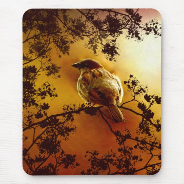 House Sparrow Mousepad (Frente)