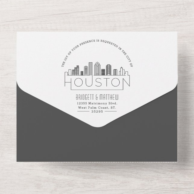 Houston Deco Skyline | Casamento (Back)