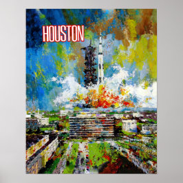 Houston, poster de viagens do Texas