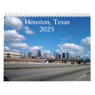 Houston, Texas - Calendário 2025