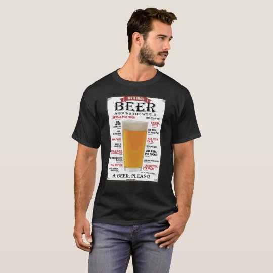 How to order a beer camiseta