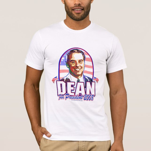 Howard Dean para o presidente Camisa (Frente)