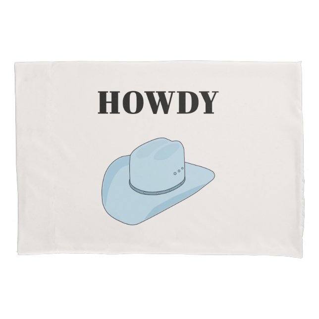 Howdy Cowboy Hat Baby Blue (Frente)