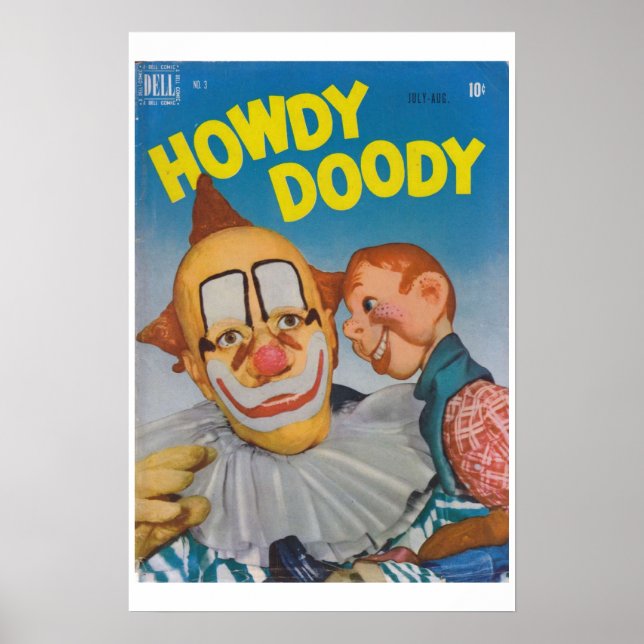 Howdy Doody Vintage - Poster de Cobrir de quadrinh (Frente)