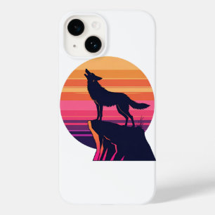 Howl no Dusk - Retro Coyote Sunset