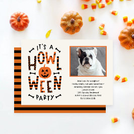 Howl-O-Ween Convite para Festa de Dia das Bruxas