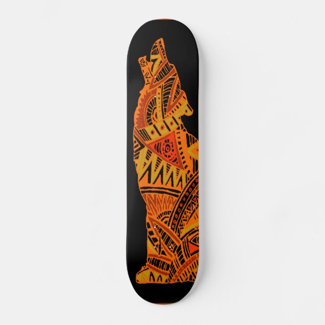 Howling Coyote Southwest Extreme Sports Skateboard (Frente)