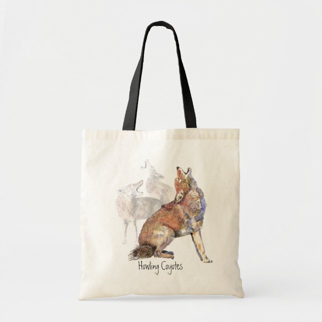 Howling Coyotes Shopping Bag bolsa (Frente)