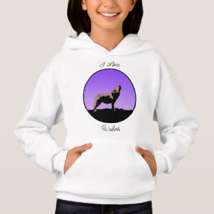 Howling Wolf at Sunset - Original Willife Art Ho