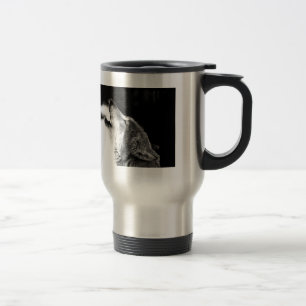 Howling Wolf Caneca de viagem