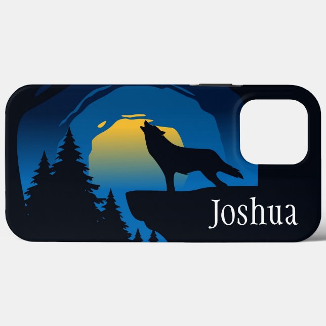 Howling Wolf Case-Mate capas de iphone (Verso (horizontal))
