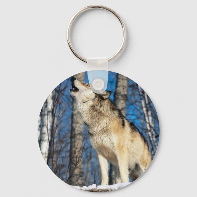 Howling Wolf Chaveiro (Frente)