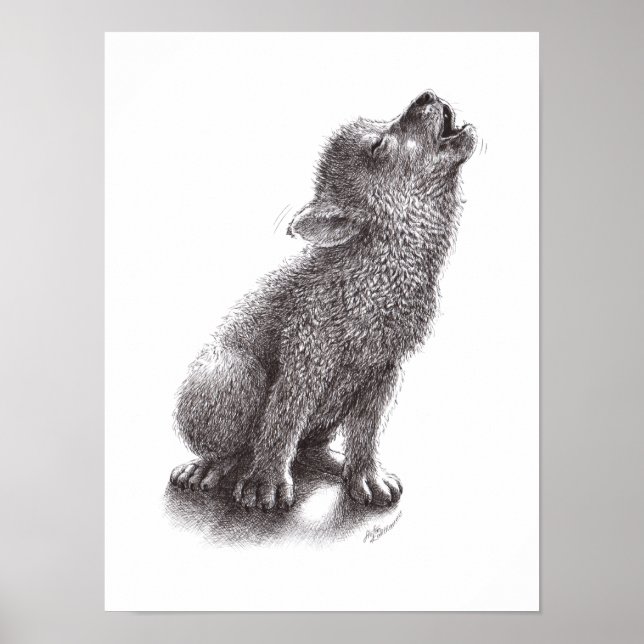 Howling Wolf Poster (Frente)