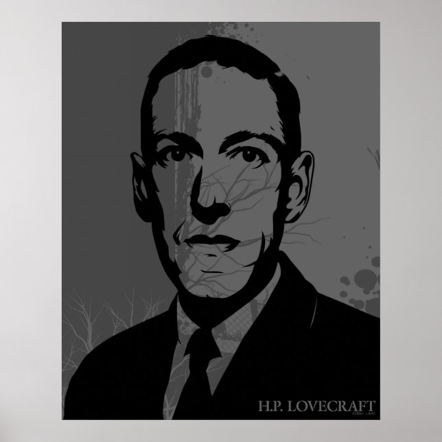 HP Lovecraft Portrait Poster (Frente)