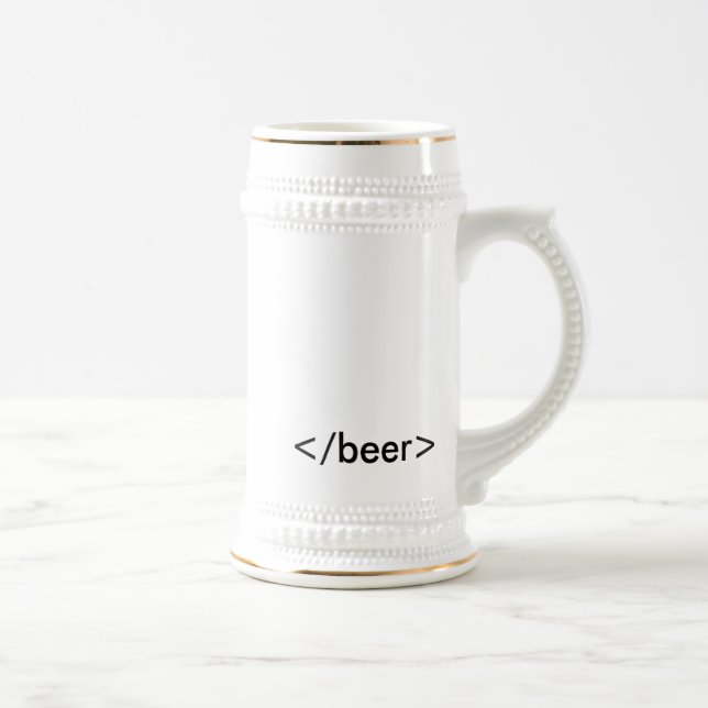 HTML <beer> Caneca de cerveja (Direita)