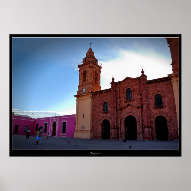 Huajuapan Oaxaca Chatedral poster (Frente)