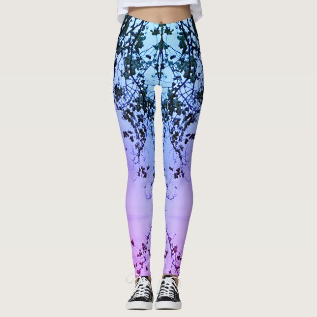 Hudson Leggings Pink Blue Purple Fade (Frente)
