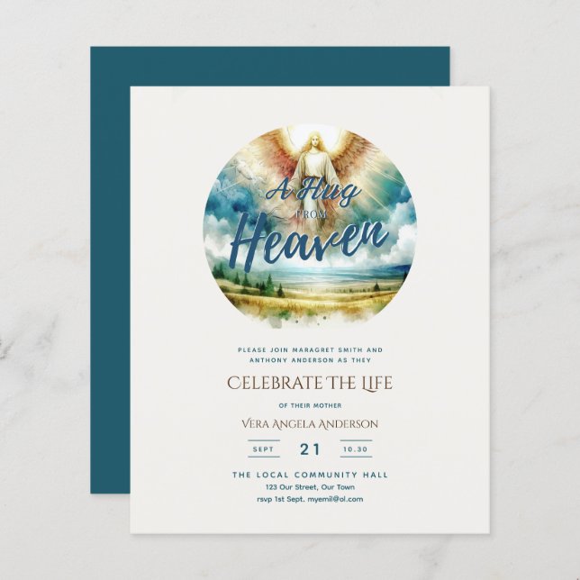 Hug do Poema Memorial do Céu (Frente/Verso)