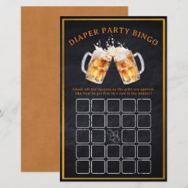 Huggies Chuggies Beer Party Bingo Game