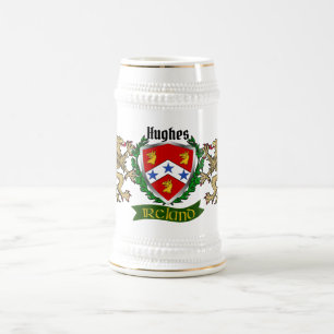 Hughes Irish Shield Beer Caneca de cerveja