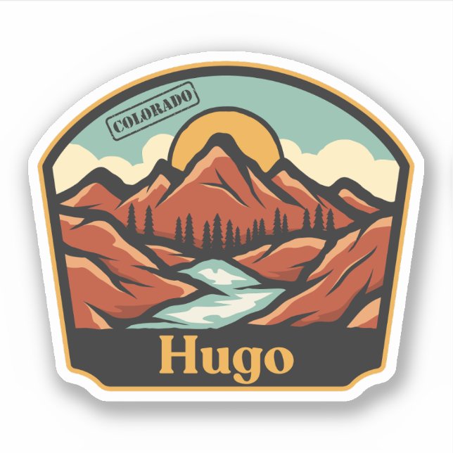 Hugo, Adesivo do Colorado (Frente)