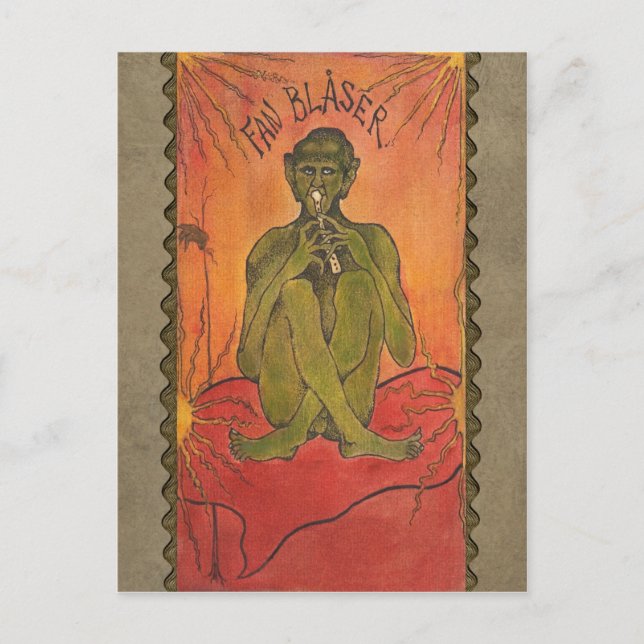 Hugo Simberg O diabo explode cartão postal CC0612 (Frente)