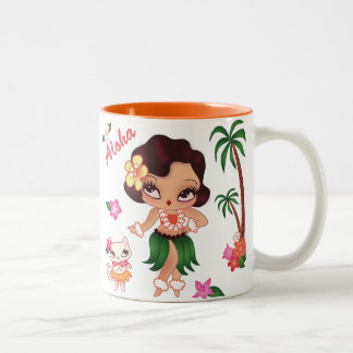 Hula Lulu Dancing - caneca