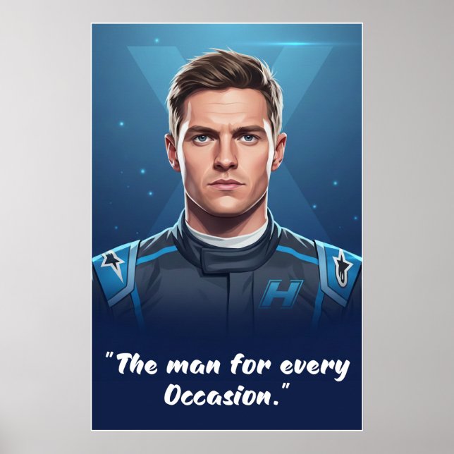 Hülkenberg Quote Poster (Frente)