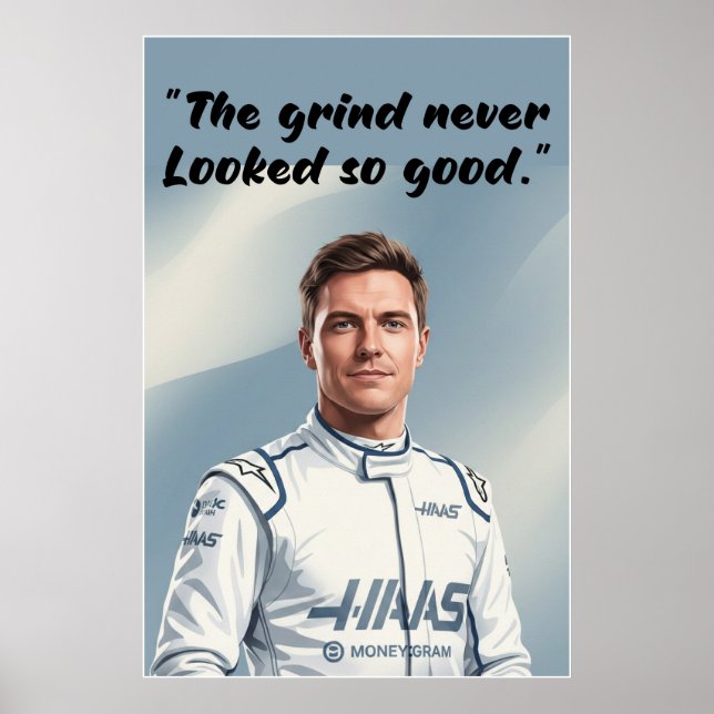 Hülkenberg Quote Poster (Frente)