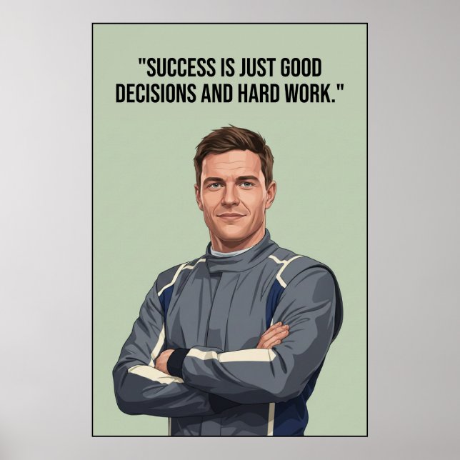 Hülkenberg Quote Poster (Frente)