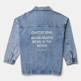 Human Rights Denim Jacket