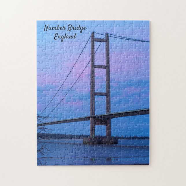 Humber Bridge England Jigsee Quebra-cabeça (Vertical)