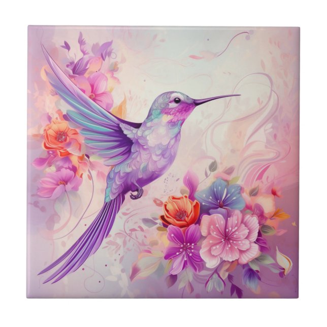 Hummingbird a cores vibrantes (Frente)