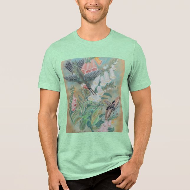 Hummingbird and Moth T-Shirt (Frente)