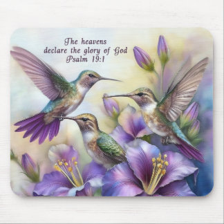 Hummingbird Christian Mousepad